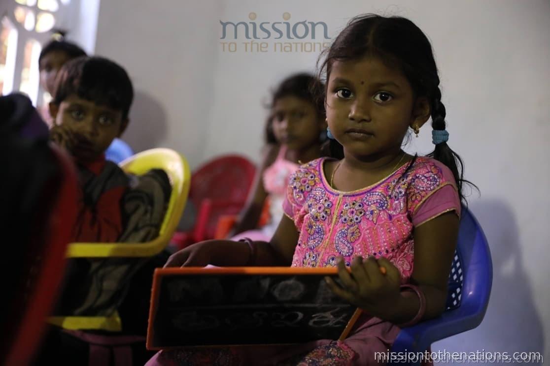 In the classroom — every child enrolled