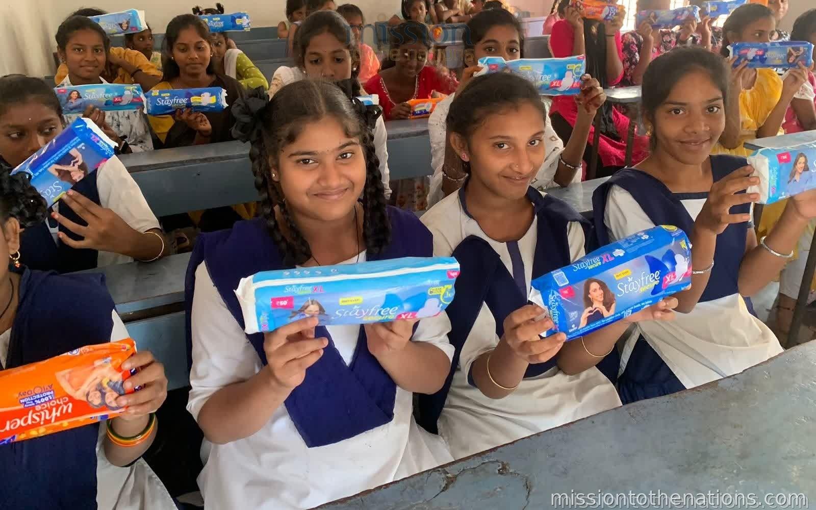 Menstrual hygiene kits distributed to students