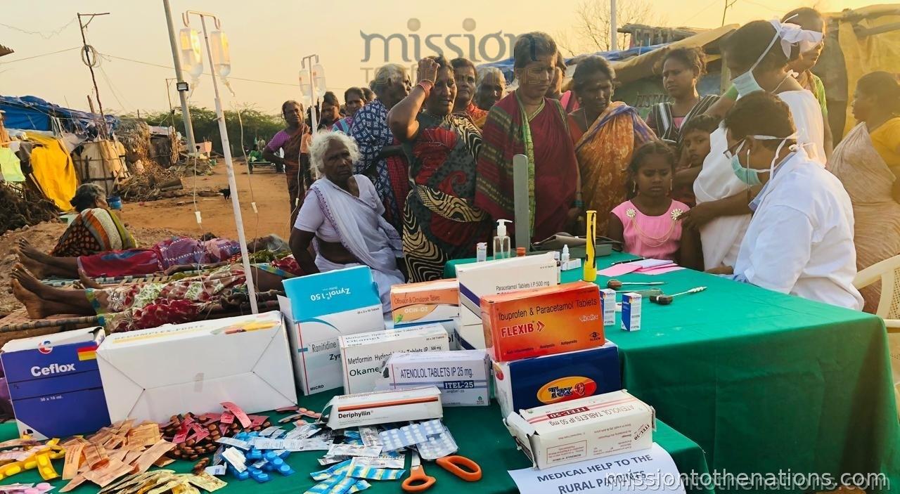 Homeless community receiving care