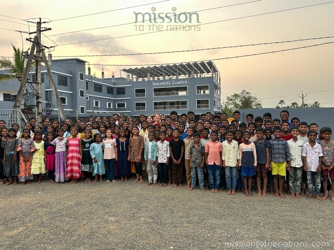 Children at MTN's residential campus