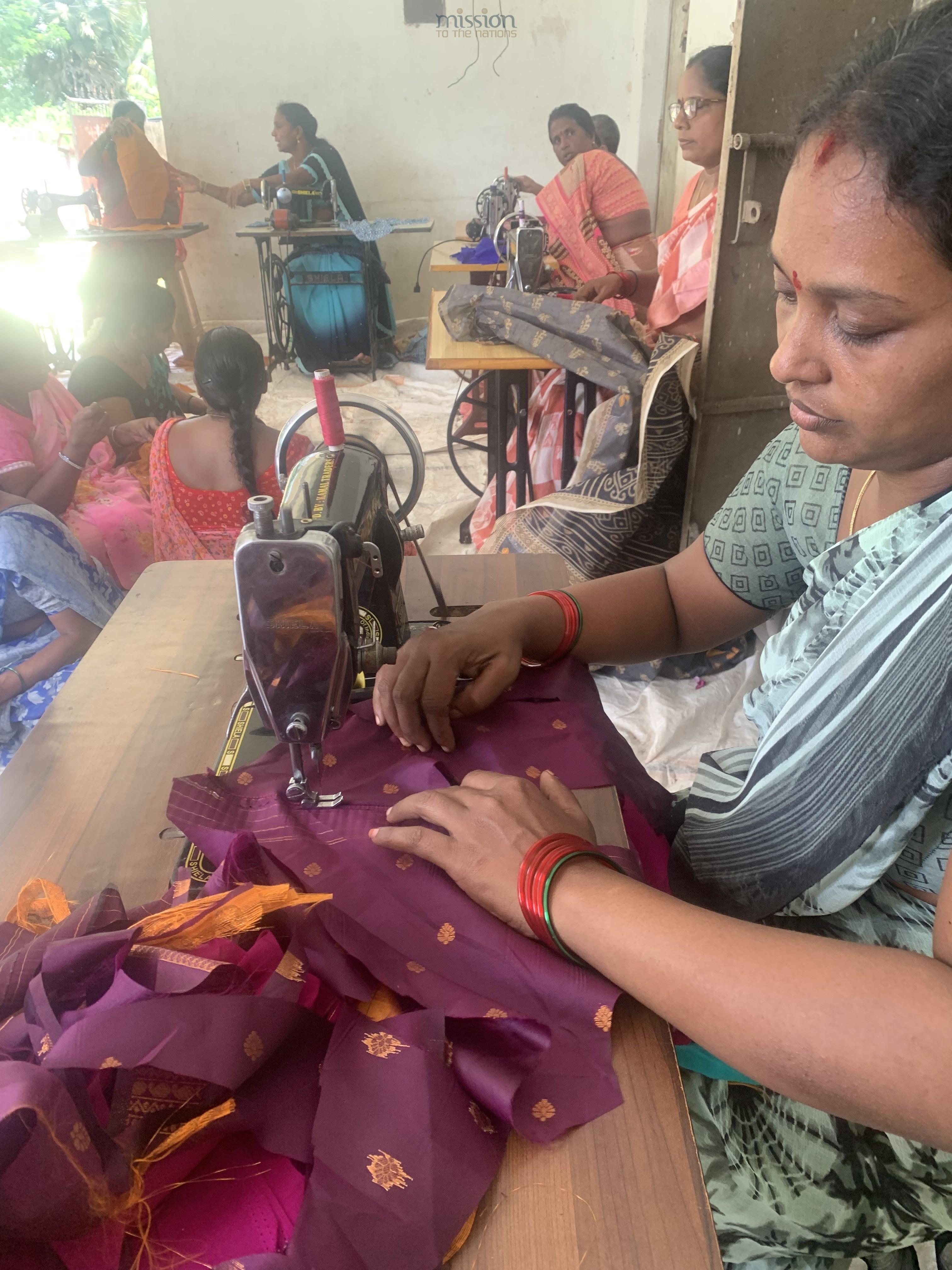 Sewing session
